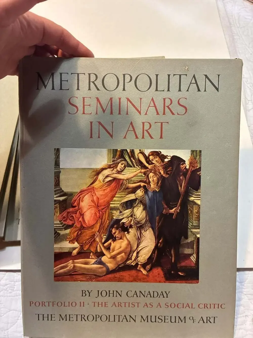Set of 10 VTG Metropolitan Seminars in Art Portfolios by John Canaday